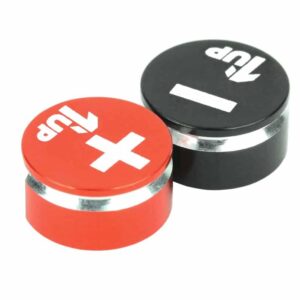 LowPro Bullet Plug Grips, Red/Black
